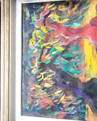 Saverio Terruso,50x70,Tempera su Tela con Autentic