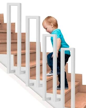 Ringhiera in ferro battuto montaggio laterale