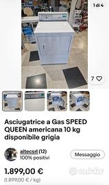 asciugatrice a gas