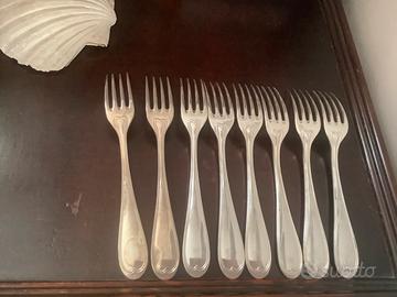 8 forchette con LS per iniziale di inizio 900