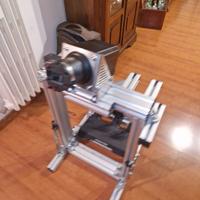 Postazione simracing in profilati di alluminio