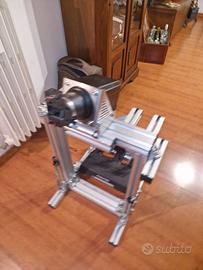 Postazione simracing in profilati di alluminio