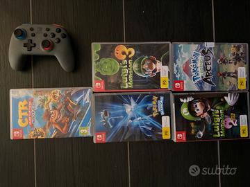 Giochi nintendo e joystick