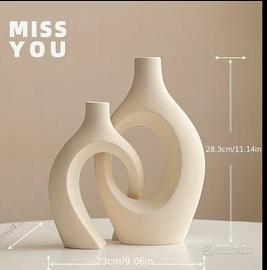 Vaso in ceramica minimal