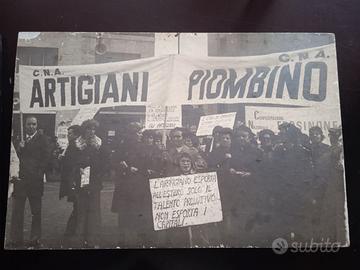 coppia foto vintage anni 60 "artigiani piombino"