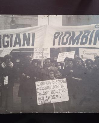 coppia foto vintage anni 60 "artigiani piombino"