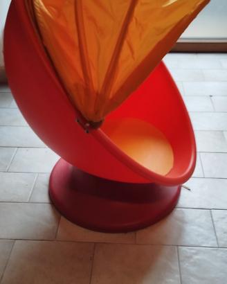 poltrona girevole ovetto ikea