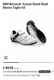 Scarpe professionali per bici  orsa/gravel / mtb