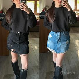 Lotto / Set: 2 gonne jeans, donna