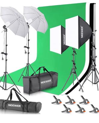 Neewer - Kit di illuminazione per fotografia