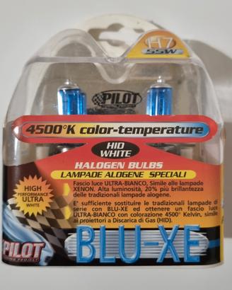 lampade lampadine H7 55W blu Hid white