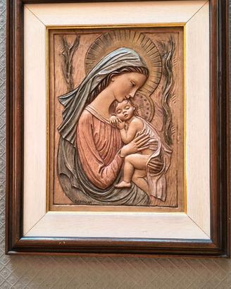 Quadro Madonna con Bambino  -BERTAGNA