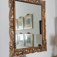 Specchio dorato antico