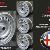 Cerchi gta 7x14 pcd 4x108 et23 alfa romeo