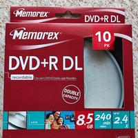 Campana 10 DVD + R DL 8,5gb 2,4x MEMOREX