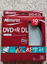 Campana 10 DVD + R DL 8,5gb 2,4x MEMOREX