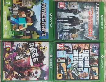 Lotto giochi Xbox One-GTA V, RAGE 2, THE DIVISION