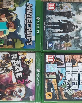 Lotto giochi Xbox One-GTA V, RAGE 2, THE DIVISION