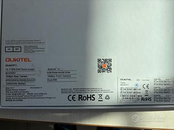 TABLET MODELLO OUKITEL RT1 10.1