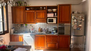 CUCINA RUSTICA IN LEGNO  PERFETTO STATO