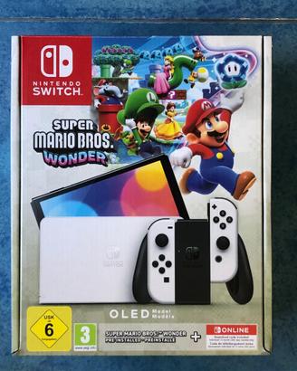 intendo Switch Oled + Super Mario Bros.wonder