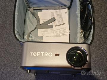 proiettore Toptro per gaming e cinema