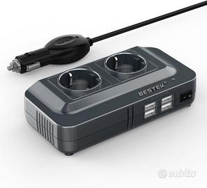 BESTEK 200W Inverter da Auto 12V a 230V