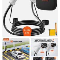 Cavo Ricarica 5m Trifase 11KW tipo 2