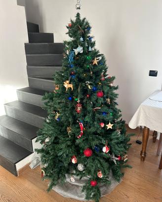 Albero di natale con luci