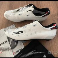 SIDI Scarpa Road Shoes Shot 2 White Black 45