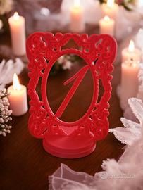 centro tavola numero matrimonio 