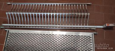 scolapiatti in acciaio