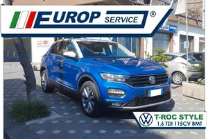 Volkswagen T-Roc 1.6 TDI Style 115CV BMT