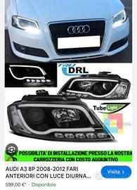 Fanali Audi A3 8p
