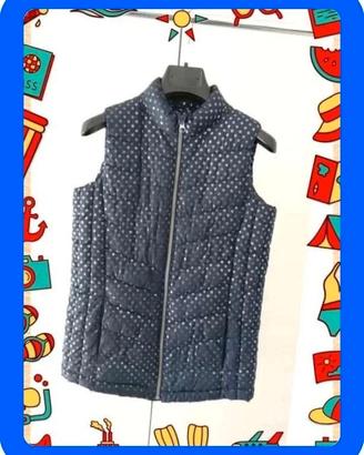GapKids gilet trapuntato blu fiori ragazza XXL