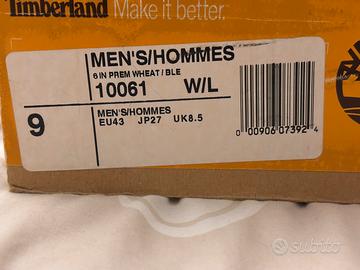 Timberland 6 inch prem wheat / ble