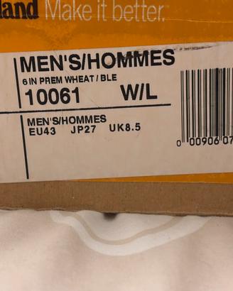Timberland 6 inch prem wheat / ble