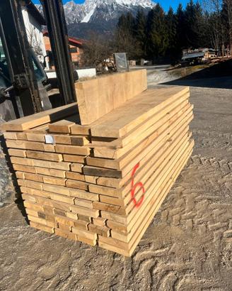 TAVOLAME STAGIONATO  DI ROVERE SLAVONIA REFILATO