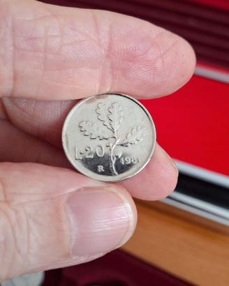 20 lire rare 1981