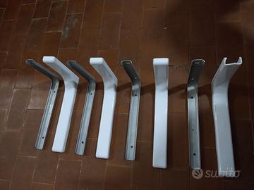 Set di 4 reggimensole in acciaio