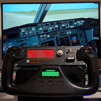Logitech flight yoke system + multi panel