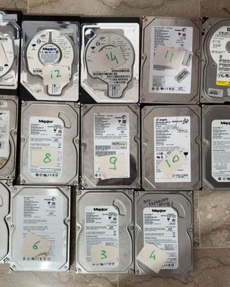 14 HDD IDE/SATA Testati e Funzionanti