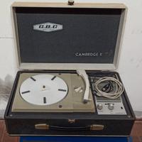 Giradischi fonovaligia d'epoca