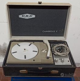 Giradischi fonovaligia d'epoca