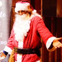 Completo Babbo Natale con sacco e barba