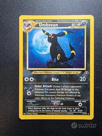 UMBREON 13/75 Holo Foil Neo Discovery Pokemon Card