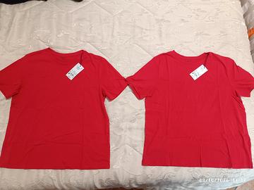 2 magliette rosse OVS essentials donna XL – nuove