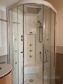Box doccia idromassaggio angolare 90x90+ soffione 