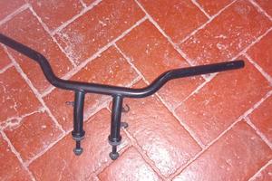 scarico e manubrio honda shadow 750 black spirit