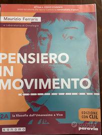 Pensiero in movimento 2A e 2B libri filosofia